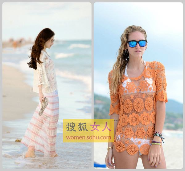 绝美<em>钩针</em>镂空蕾丝 打造多种时髦风_新华网长三