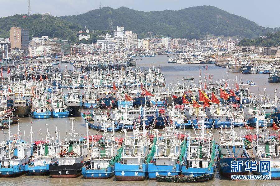 浙江舟山:备战台风潭美