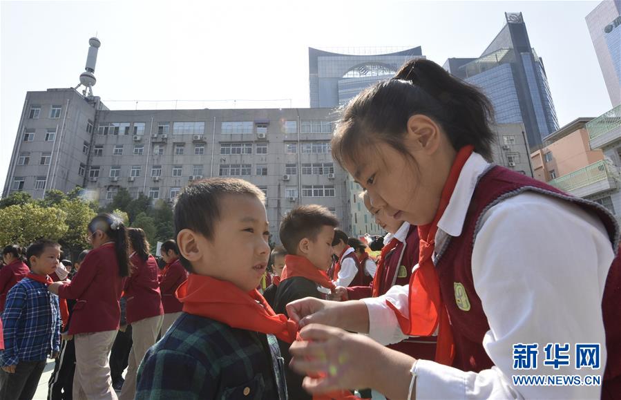 安徽:争做好队员 当好接班人