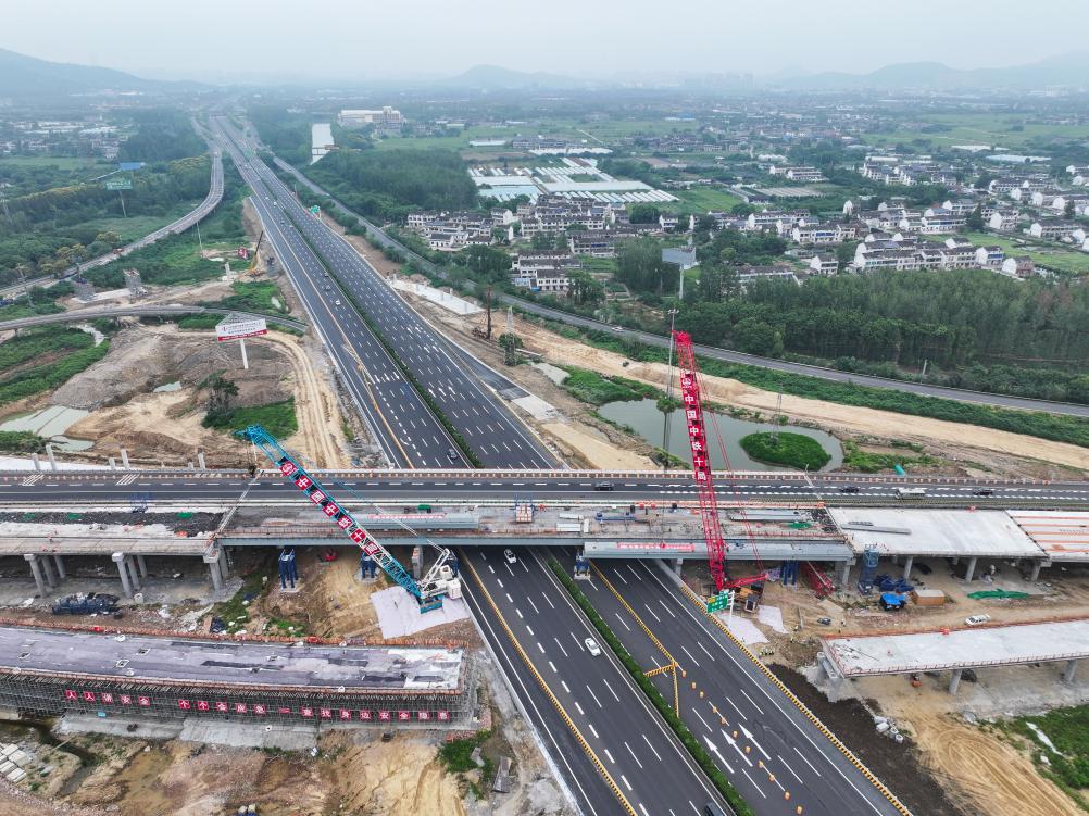 沪武高速公路扩建工程江阴段迎来关键节点
