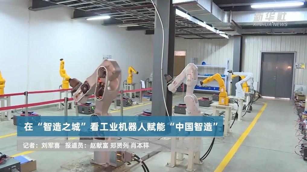 在“智造之城”看工业机器人赋能“中国智造”