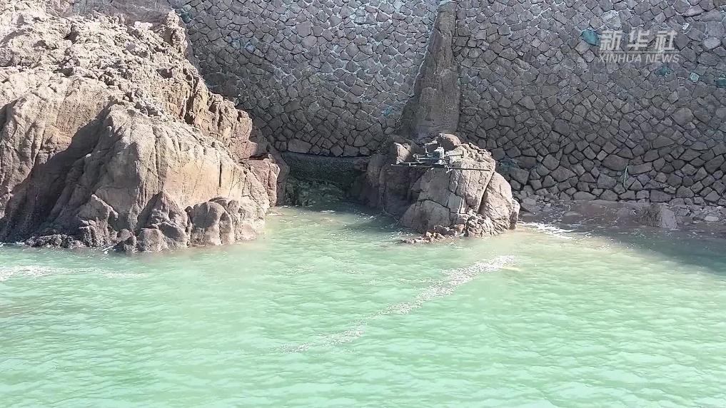 浙江舟山：“空海一体”守护潮间带海底电缆安全