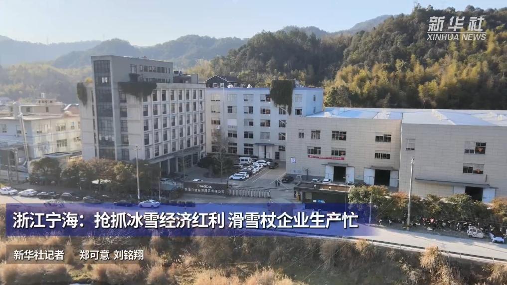 浙江宁海：抢抓冰雪经济红利 滑雪杖企业生产忙