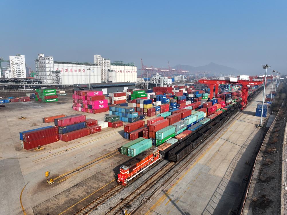 江苏连云港国际货运班列累计突破1.75万列