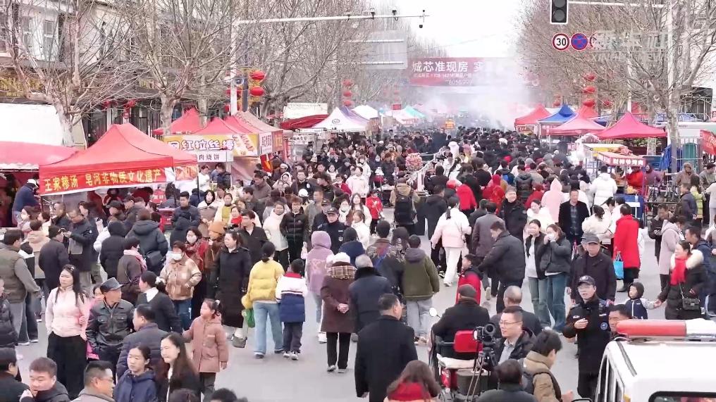 江苏宿迁：传承500余年的年味 皂河龙王庙会举行