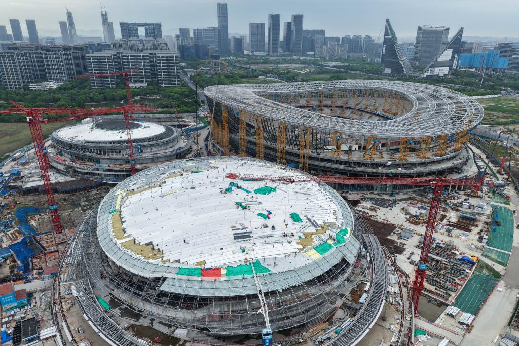 浙江杭州余杭国际体育中心项目稳步推进