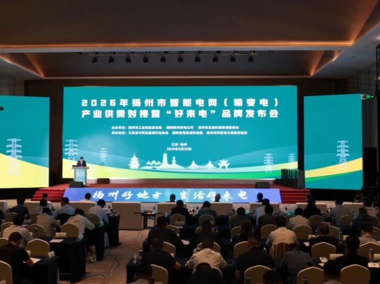 江苏扬州：供需对接助推智能电网产业高质量发展