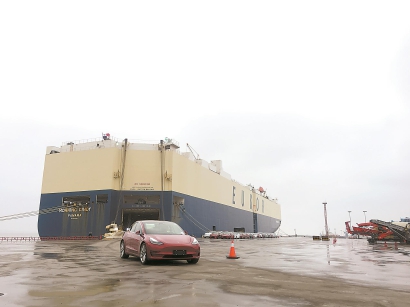 上海：進口特斯拉到港